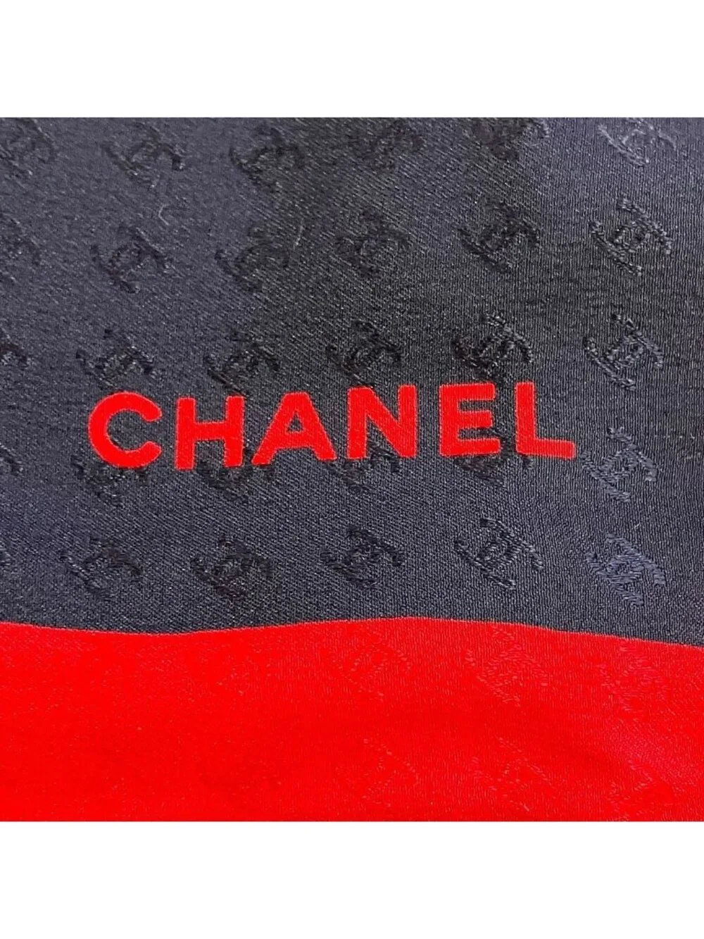 Chanel Camellia Scarf Silk
